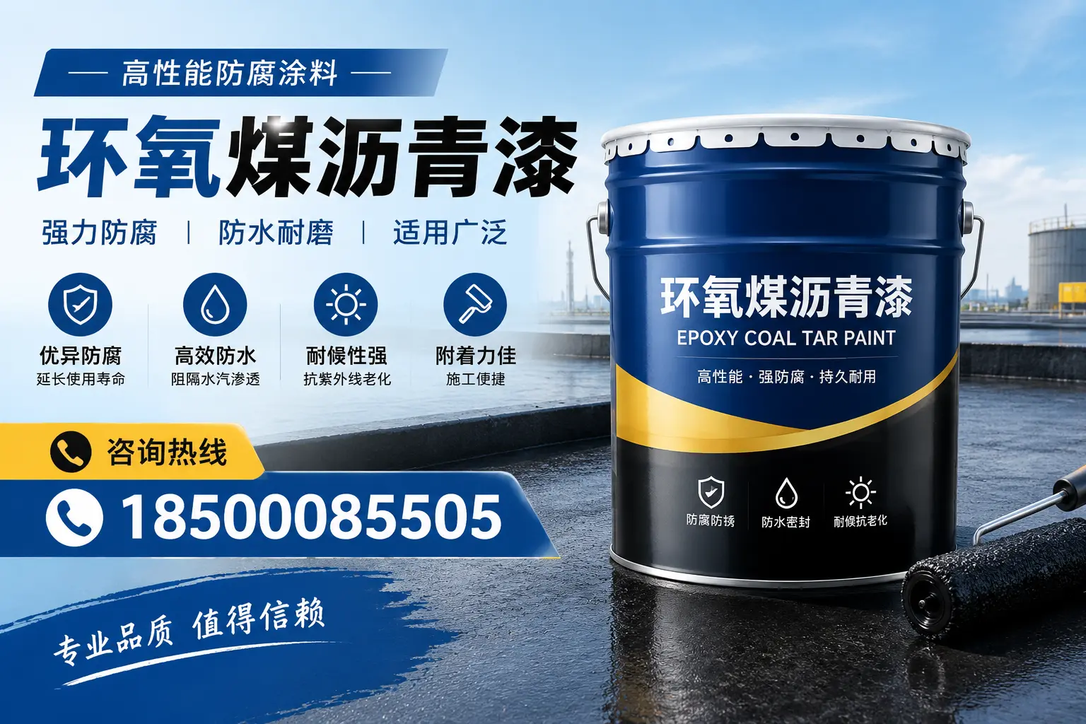 环氧煤沥青漆的主要成分与功能，十堰用户深度了解